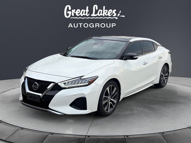 Pearl White Tricoat 2020 Nissan Maxima Sedan Front-Wheel Drive Continuously Variable Transmission