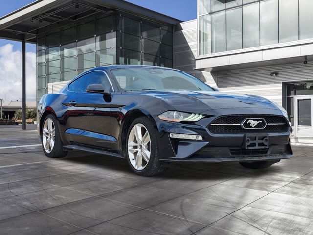 2021 Shadow Black Ford Mustang EcoBoost Premium RWD Coupe