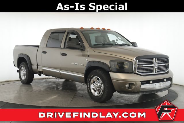 Brown (Light Khaki Metallic Clearcoat) 2006 Dodge RAM 3500 Laramie Mega Cab RWD Pickup Truck 4X2 6-Speed Manual