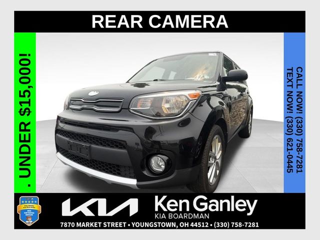 Black 2017 Kia Soul Wagon Front-Wheel Drive 6-Speed Automatic