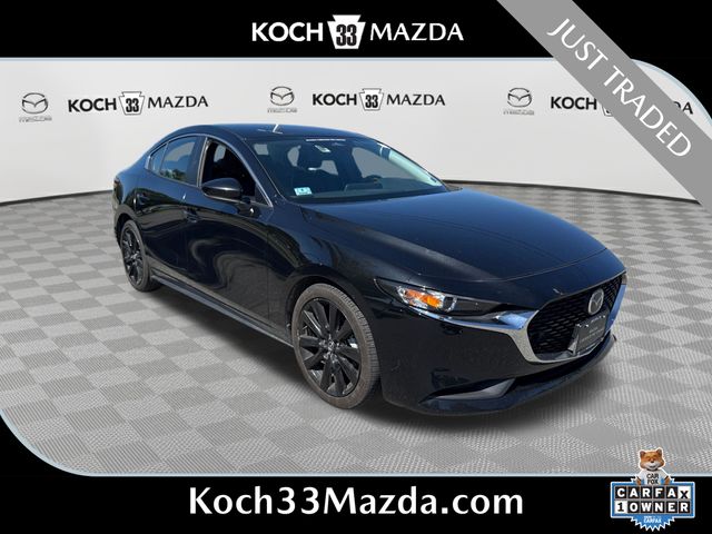 Jet Black Mica 2024 Mazda MAZDA3 Sedan Front-Wheel Drive 6-Speed Automatic
