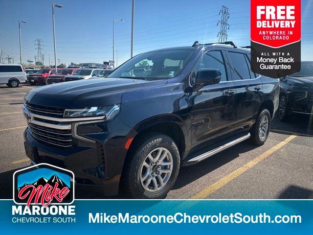 Midnight Blue Metallic 2021 Chevrolet Tahoe SUV / Crossover Four-Wheel Drive 