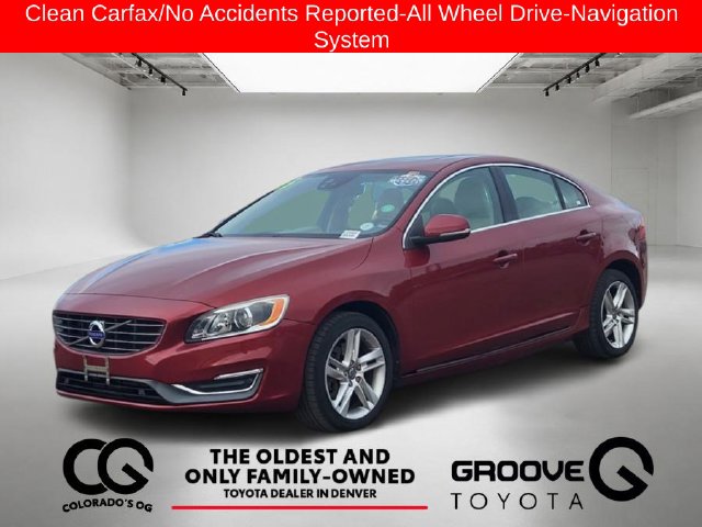 Flamenco Red Metallic 2015 Volvo S60 Sedan All-Wheel Drive 6-Speed Automatic