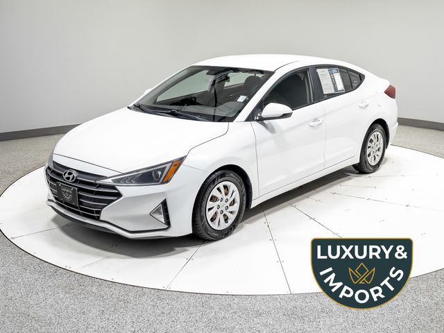 Quartz White Pearl 2019 Hyundai Elantra Sedan Front-Wheel Drive 6-Speed Automatic