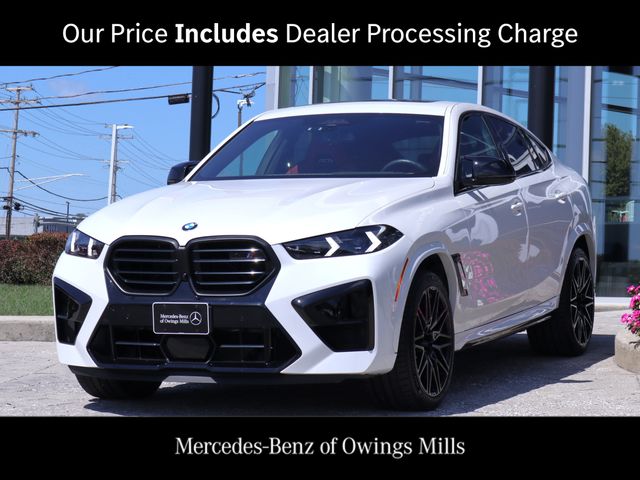 Mineral White Metallic 2024 BMW X6 M SUV / Crossover All-Wheel Drive 8-Speed Automatic