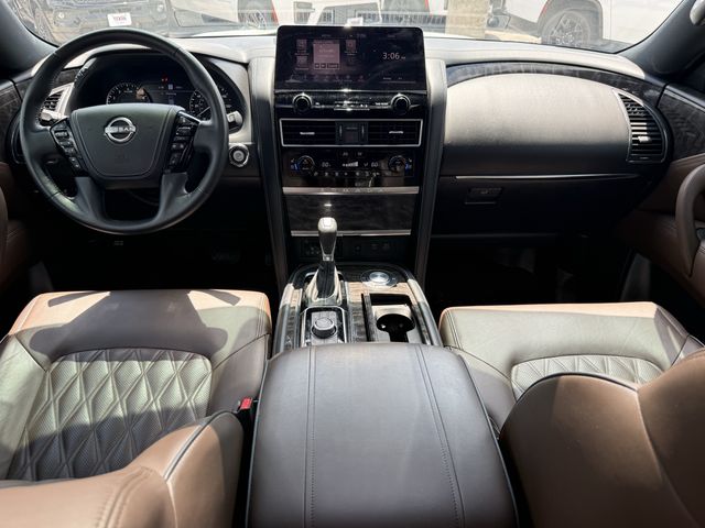 2024 Nissan Armada Platinum White at EAG Ford Navasota