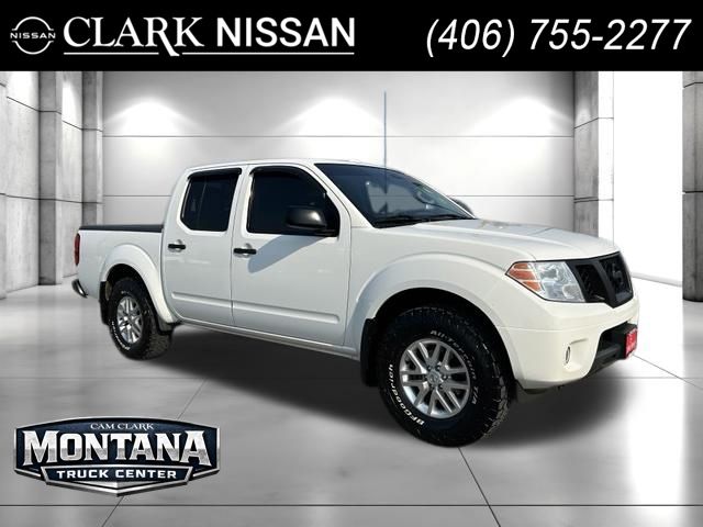 Glacier White 2017 Nissan Frontier Pickup Truck Four-Wheel Drive 5-Speed Automatic Overdrive