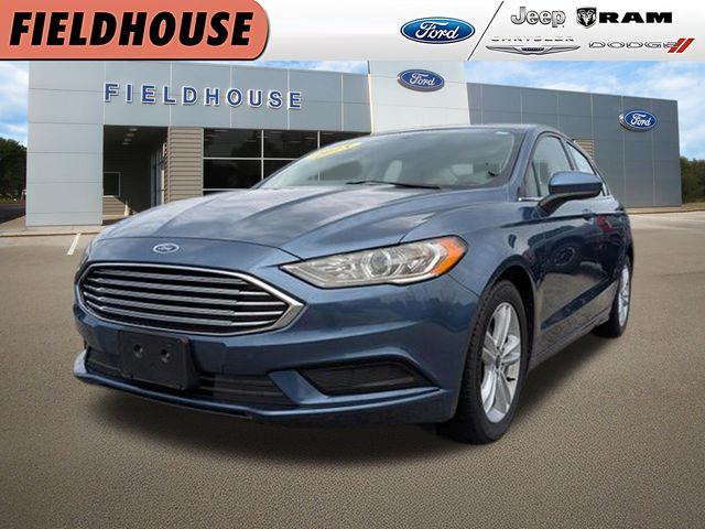 Blue Metallic 2018 Ford Fusion SE Sedan Front-Wheel Drive 6-Speed Automatic