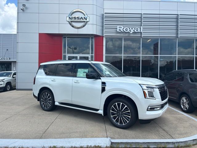 2026 Nissan Armada Platinum Reserve White at Royal Nissan