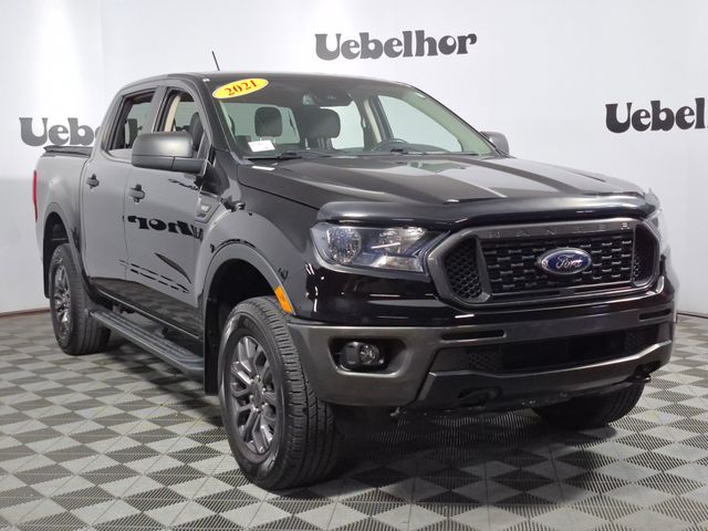 Shadow Black 2021 Ford Ranger Pickup Truck Four-Wheel Drive Automatic