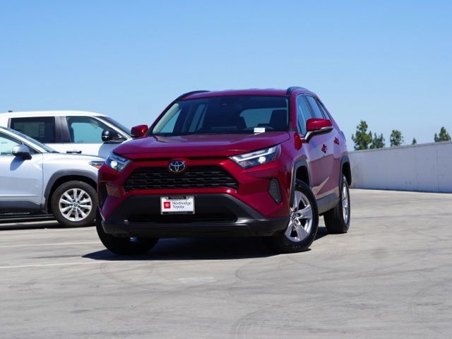 Red (Ruby Flare Pearl) 2025 Toyota RAV4 SUV / Crossover Front-Wheel Drive 8-Speed Automatic