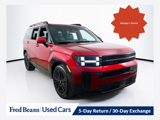 Ultimate Red 2025 Hyundai Santa Fe Hybrid Calligraphy AWD SUV / Crossover All-Wheel Drive 6-Speed Automatic