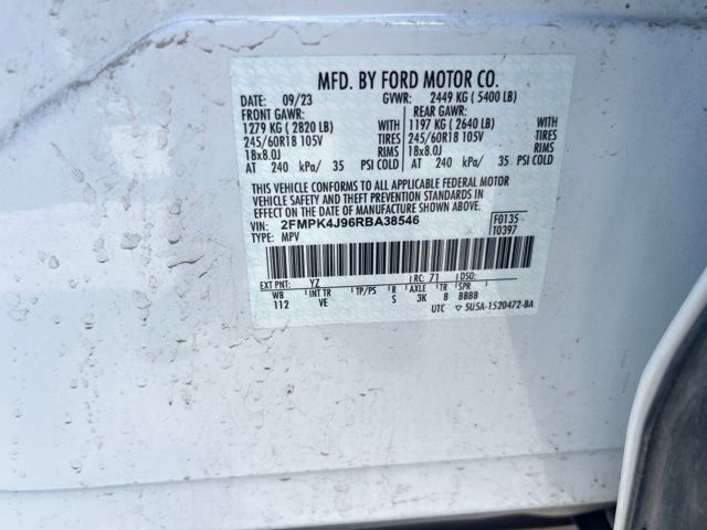 Used 2024 White Ford SEL image 13
