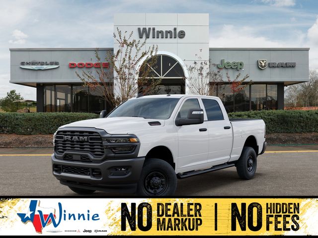 Bright White Clearcoat 2026 RAM 2500 Tradesman Crew Cab 4WD Pickup Truck Four-Wheel Drive 8-Speed Automatic