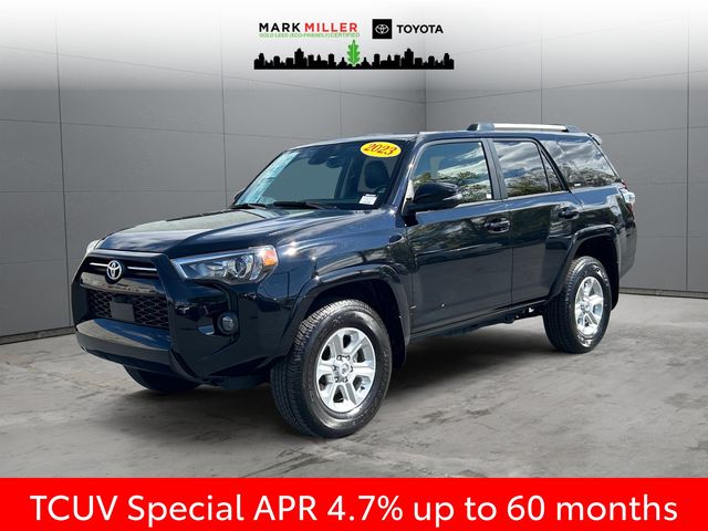 Midnight Black Metallic 2023 Toyota 4Runner SR5 Premium 4WD SUV / Crossover Four-Wheel Drive Automatic