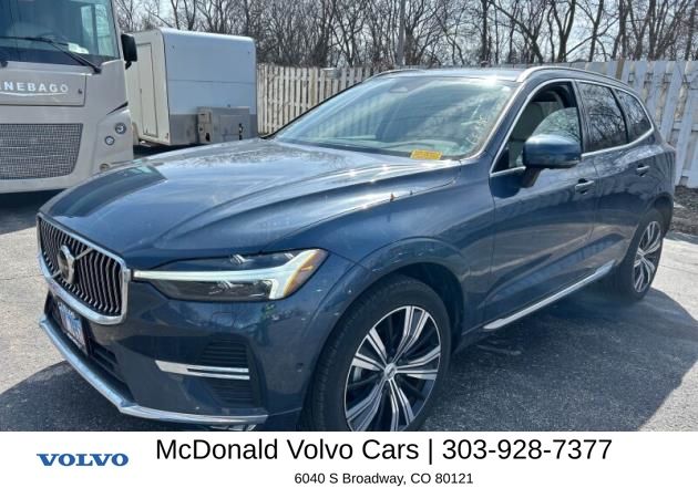 Denim Blue Metallic 2023 Volvo XC60 B5 Plus Bright Theme AWD SUV / Crossover All-Wheel Drive Automatic