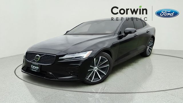 Black Stone 2023 Volvo S60 Recharge T8 Plus Dark Theme eAWD Sedan All-Wheel Drive Automatic