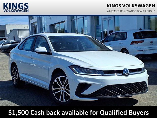 White 2026 Volkswagen Jetta Sedan Front-Wheel Drive 8-Speed Automatic