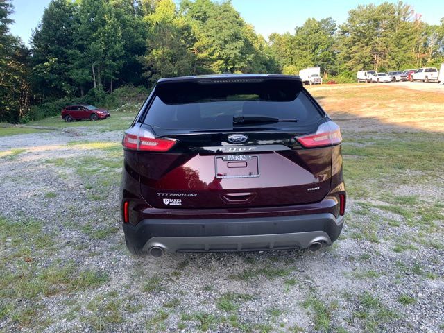 Certified Used 2022 Red Ford Titanium image 7