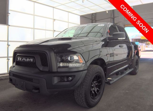 Brilliant Black Crystal Pearlcoat 2017 RAM 1500 Rebel Crew Cab 4WD Pickup Truck Four-Wheel Drive 8-Speed Automatic
