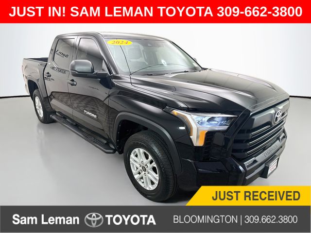 Midnight Black Metallic 2024 Toyota Tundra Pickup Truck Four-Wheel Drive Automatic