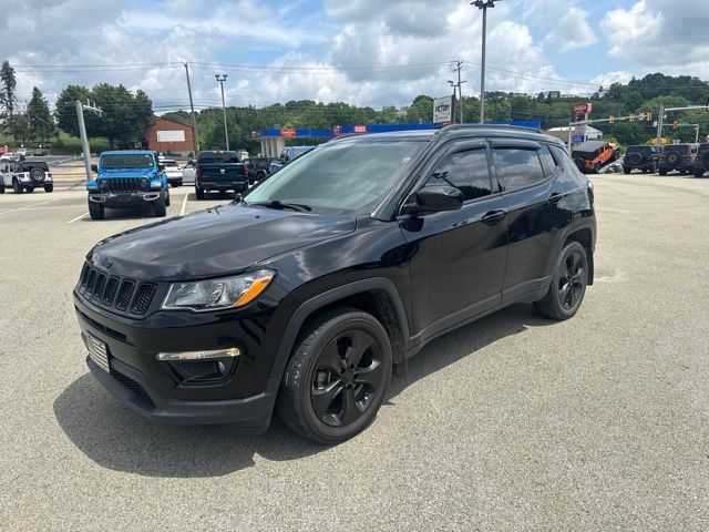 Diamond Black Crystal Pearlcoat 2020 Jeep Compass SUV / Crossover Four-Wheel Drive 9-Speed Automatic