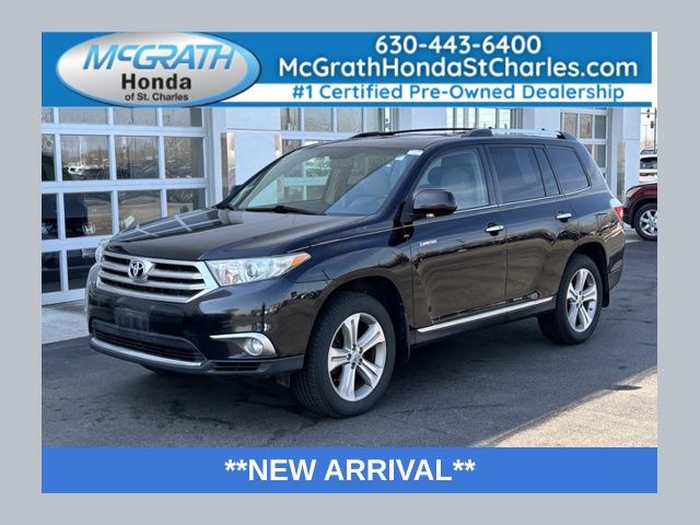 Black 2012 Toyota Highlander Limited AWD SUV / Crossover All-Wheel Drive 5-Speed Automatic Overdrive