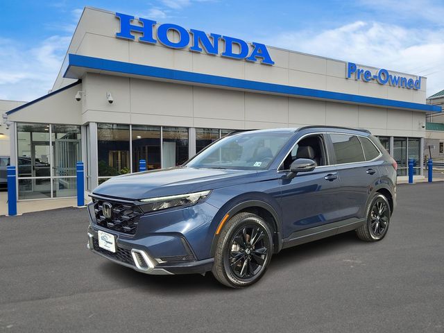 Blue 2023 Honda CR-V Hybrid Sport Touring AWD SUV / Crossover All-Wheel Drive Continuously Variable Transmission