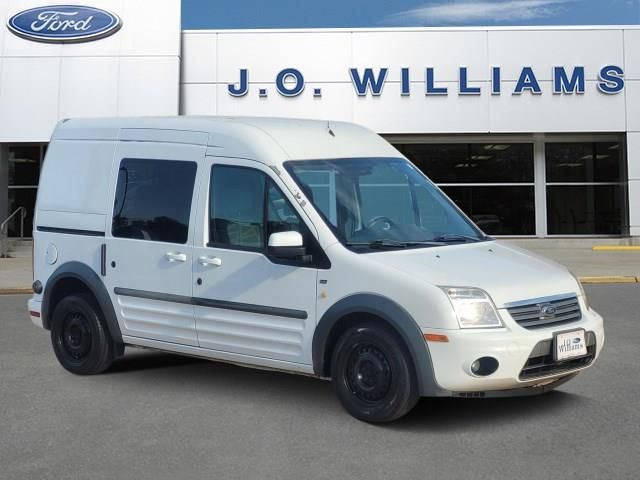 Frozen White 2013 Ford Transit Connect Van Front-Wheel Drive 4-Speed Automatic Overdrive