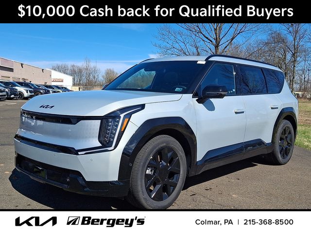 White (Ivory Silver) 2026 Kia EV9 Land AWD SUV / Crossover All-Wheel Drive 1-Speed Automatic