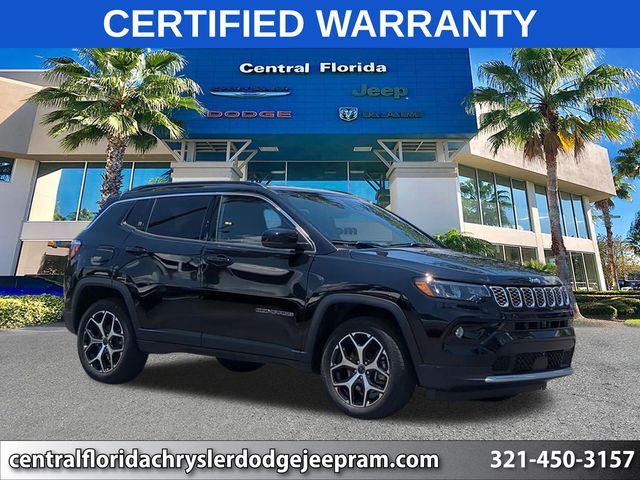 Diamond Black 2025 Jeep Compass SUV / Crossover Four-Wheel Drive 8-Speed Automatic