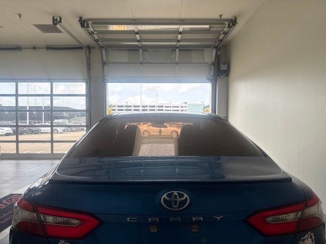 2018 Toyota Camry SE Blue at Cook Ford
