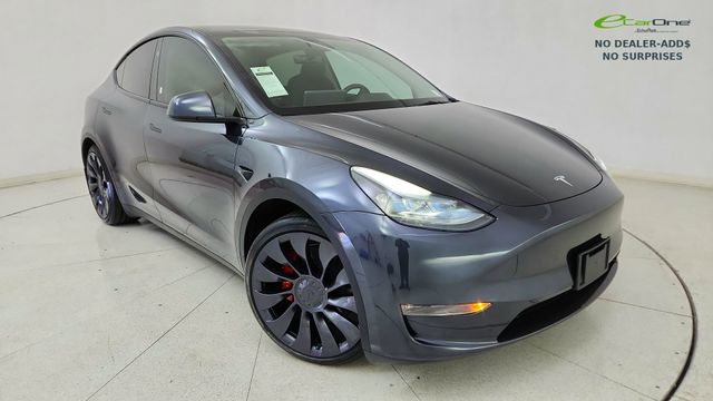 Gray (Stealth Grey) 2025 Tesla Model Y Performance AWD SUV / Crossover All-Wheel Drive 1-Speed Automatic