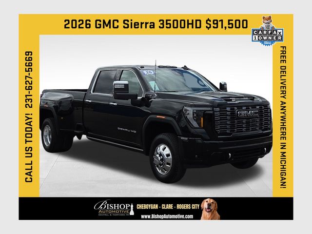2026 GMC Sierra 3500HD Denali Ultimate Crew Cab 4WD