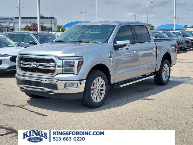 Iconic Silver Metallic 2024 Ford F-150 Pickup Truck Four-Wheel Drive Automatic