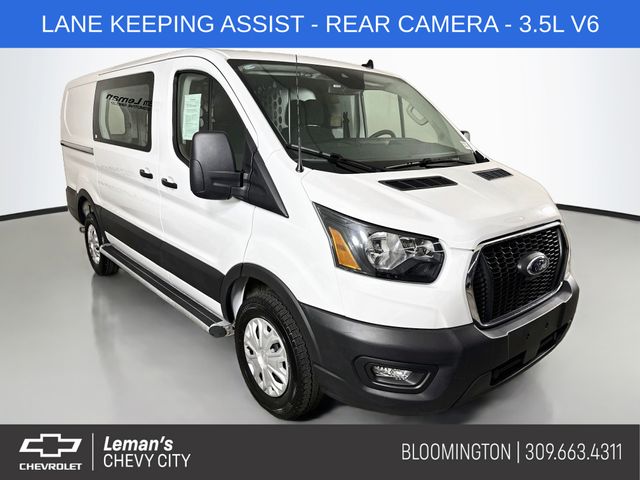 Oxford White 2025 Ford Transit Cargo Van Rear-Wheel Drive