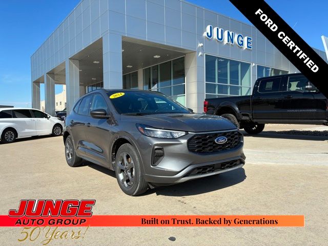 Carbonized Gray Metallic 2024 Ford Escape ST-Line AWD SUV / Crossover All-Wheel Drive 8-Speed Automatic