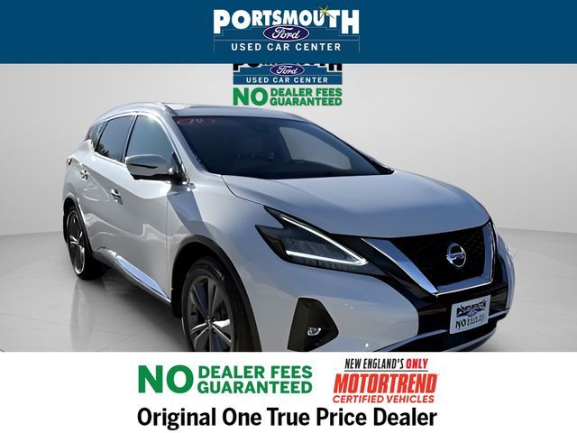 Pearl White Tricoat 2019 Nissan Murano Platinum AWD SUV / Crossover All-Wheel Drive Continuously Variable Transmission