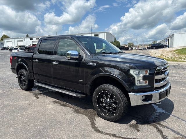 Tuxedo Black Metallic 2015 Ford F-150 Pickup Truck Four-Wheel Drive 6-Speed Automatic