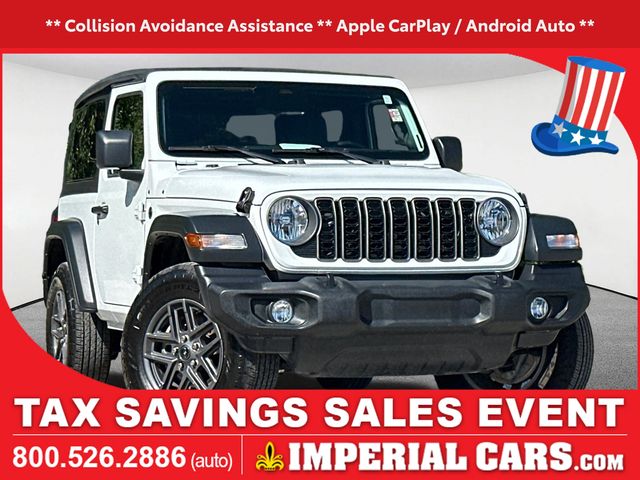 Bright White Clearcoat 2025 Jeep Wrangler SUV / Crossover Four-Wheel Drive 6-Speed Manual