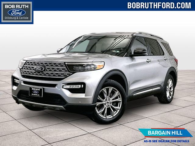 2020 Ford Explorer Limited Silver at Phil Fitts Ford