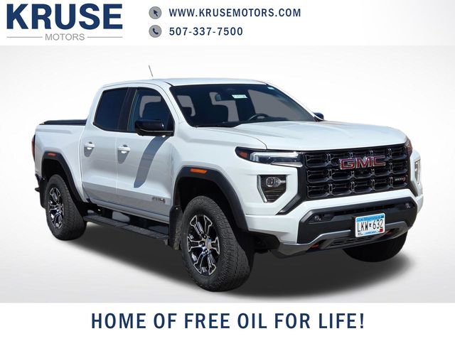 Summit White 2023 GMC Canyon Pickup Truck Four-Wheel Drive 8-Speed Automatic