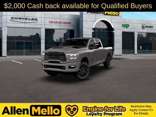 Gray (Granite Crystal Metallic Clearcoat) 2026 RAM 3500 Pickup Truck Four-Wheel Drive 8-Speed Automatic
