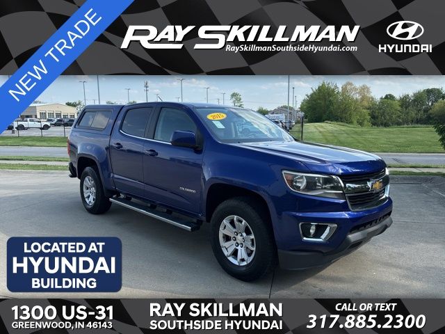 Laser Blue 2015 Chevrolet Colorado LT Crew Cab 4WD Pickup Truck Four-Wheel Drive 6-Speed Automatic