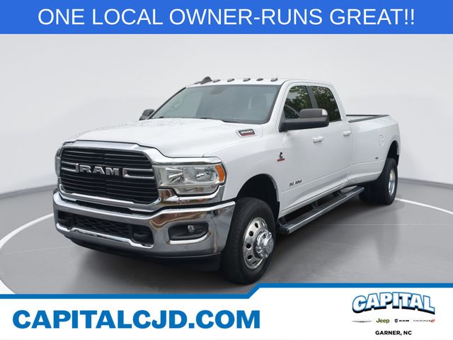 Bright White Clearcoat 2020 RAM 3500 Big Horn Crew Cab LB DRW 4WD Pickup Truck Four-Wheel Drive 6-Speed Automatic