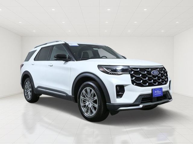 White Metallic 2025 Ford Explorer SUV / Crossover All-Wheel Drive Automatic