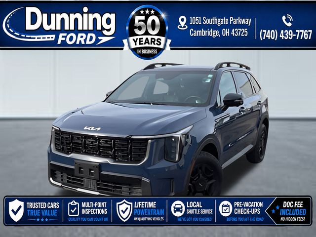 Midnight Lake Blue 2024 Kia Sorento X-Line SX AWD SUV / Crossover All-Wheel Drive 8-Speed Dual Clutch