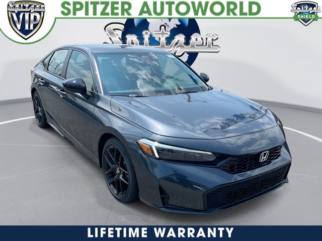 Gray 2026 Honda Civic Sedan Front-Wheel Drive Continuously Variable Transmission