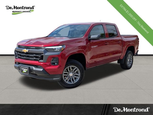 Radiant Red Tintcoat 2025 Chevrolet Colorado LT Crew Cab RWD Pickup Truck 4X2 8-Speed Automatic