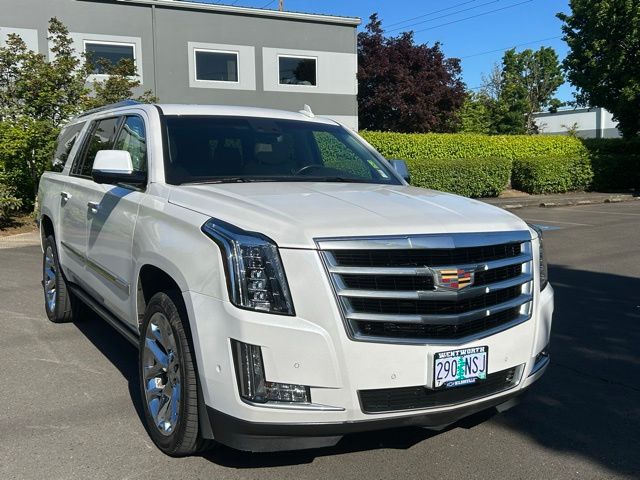 Crystal White Tricoat 2017 Cadillac Escalade ESV Premium Luxury 4WD SUV / Crossover Four-Wheel Drive 8-Speed Automatic